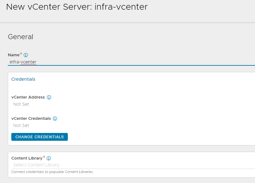 Specify name to add vCenter Server and connect Advanced Load Balancer with vCenter server