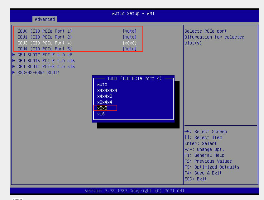 Port Bifurcation for STS4 Card