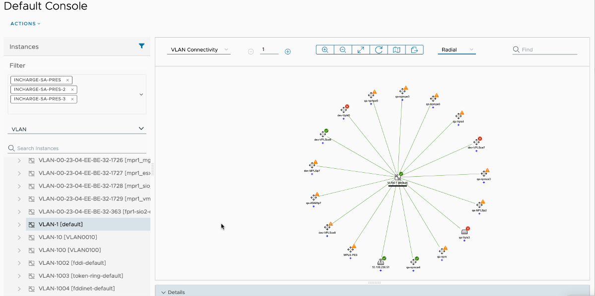 VLan Connectivity Map