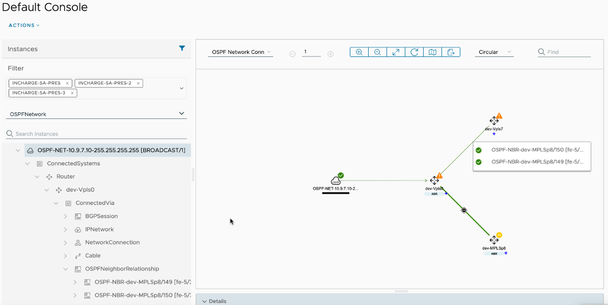 OSPF Network Connectivity Map