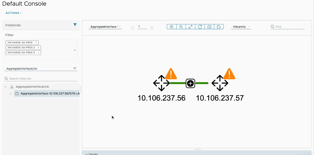 AggregateInterface Link Detail Map