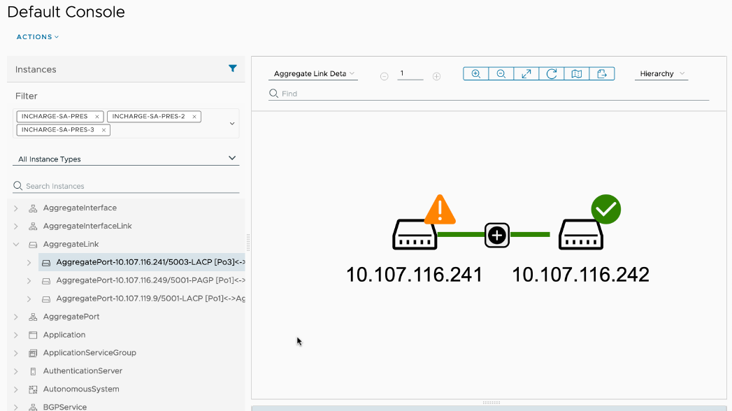 Aggregate Link Detail Map