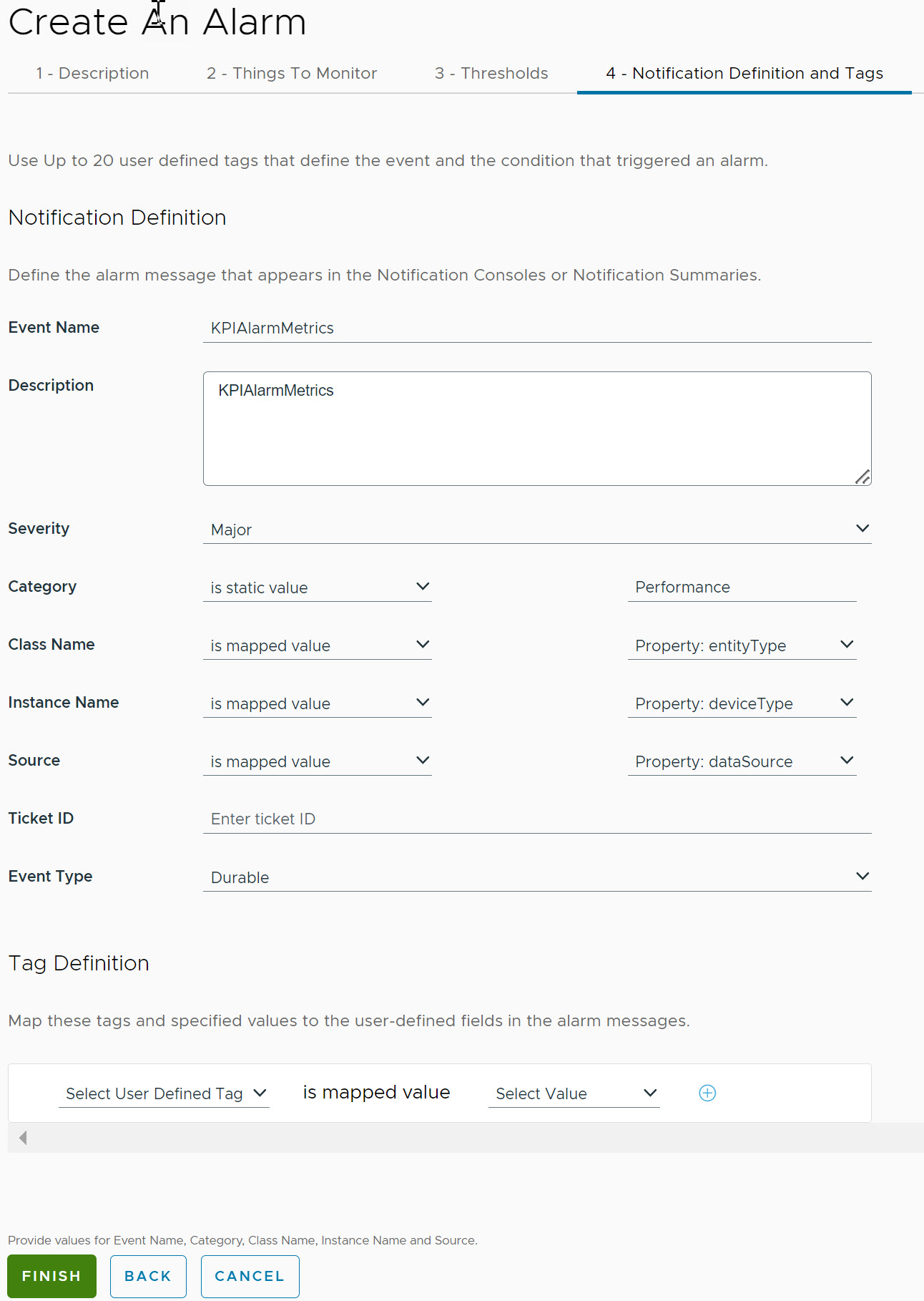 KPIAlarmNotificationDefinition