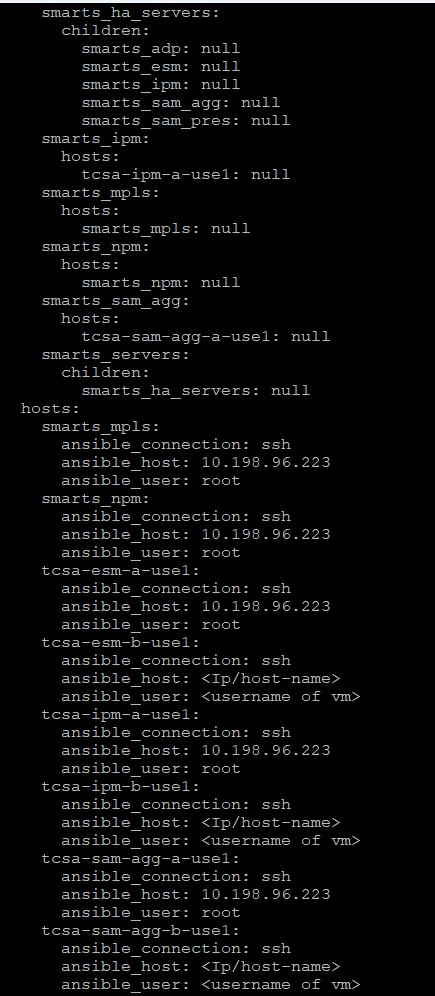 Ansible Host YAML File