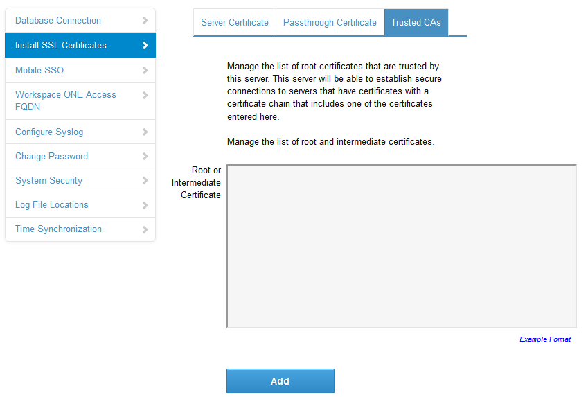 add certificate