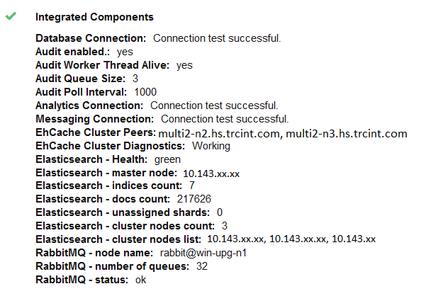 Integrated Components section