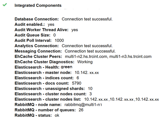 Integrated Components section