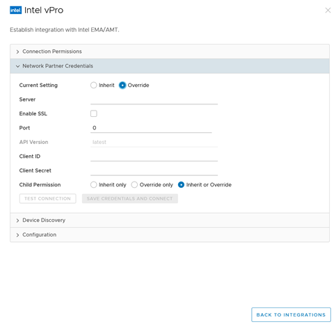 Setup Connections to EMA Server