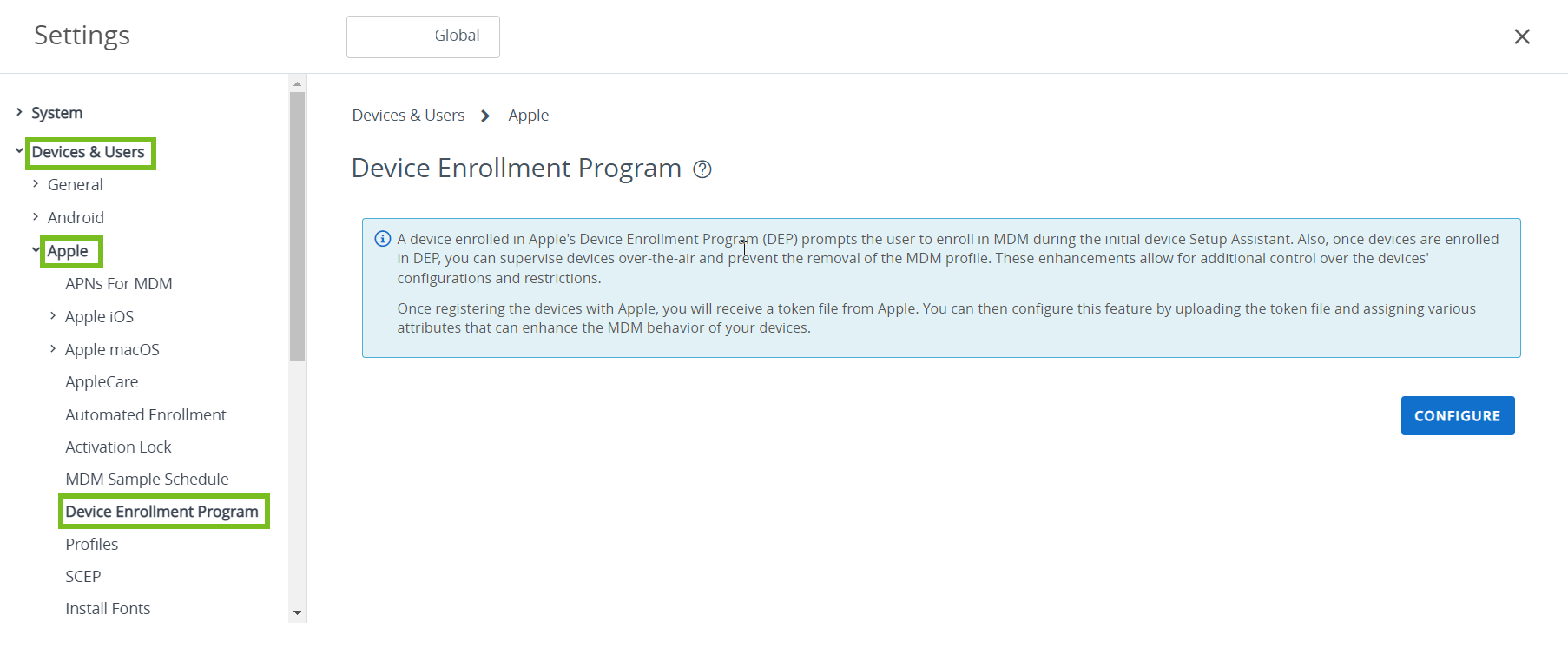 Apple Business Manager - Device Enrollment Program