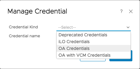 manage_credential_drop-down_menu