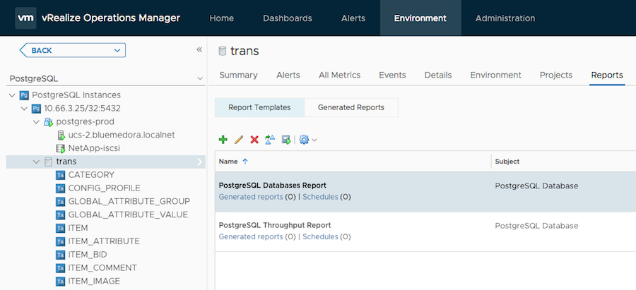 PostgreSQL Reports