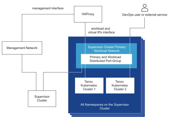 Supervisor Cluster Backed by One Network