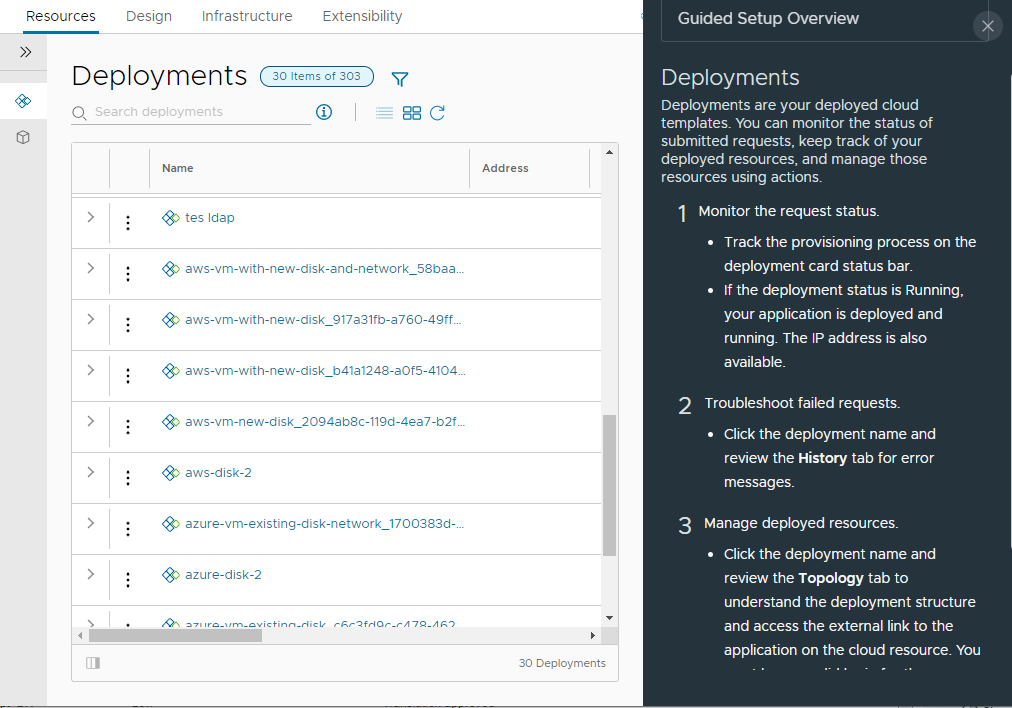 Review your deployments