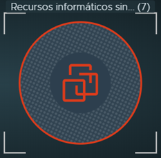 Icono de nodo de grupo sin categorizar.