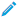 Este icono Editar tiene la forma de un lápiz azul.