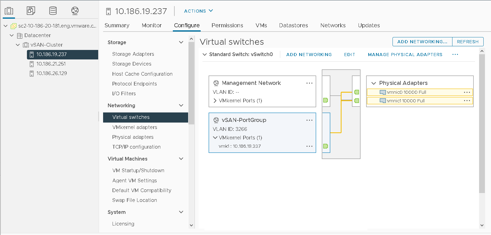 Route based on ip hash vmware настройка