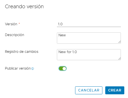 Cree una versión del script de integración personalizado y seleccione la versión en la tarea Personalizada de la canalización.