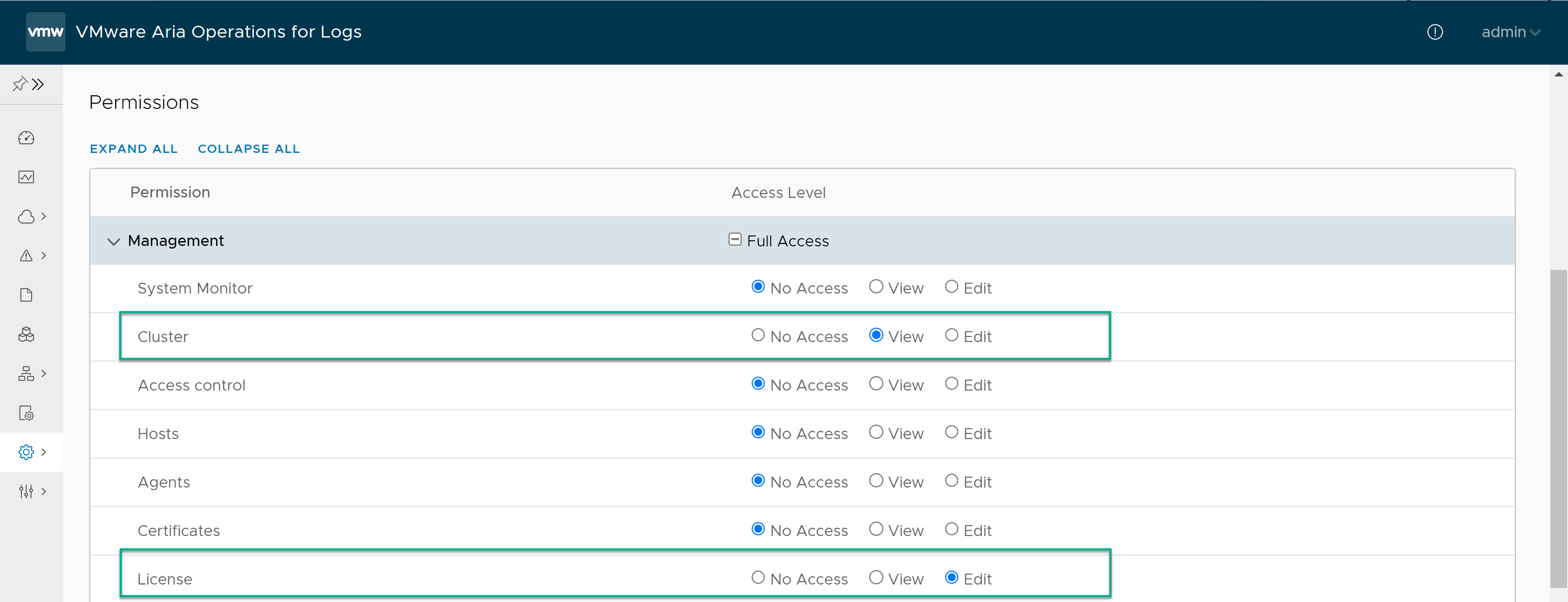 Création d'un rôle personnalisé sur l'interface utilisateur