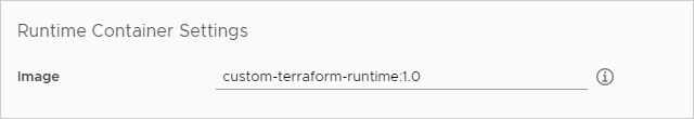 Immagine proxy runtime Terraform