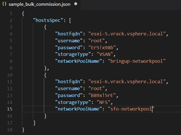 サンプル JSON ファイル