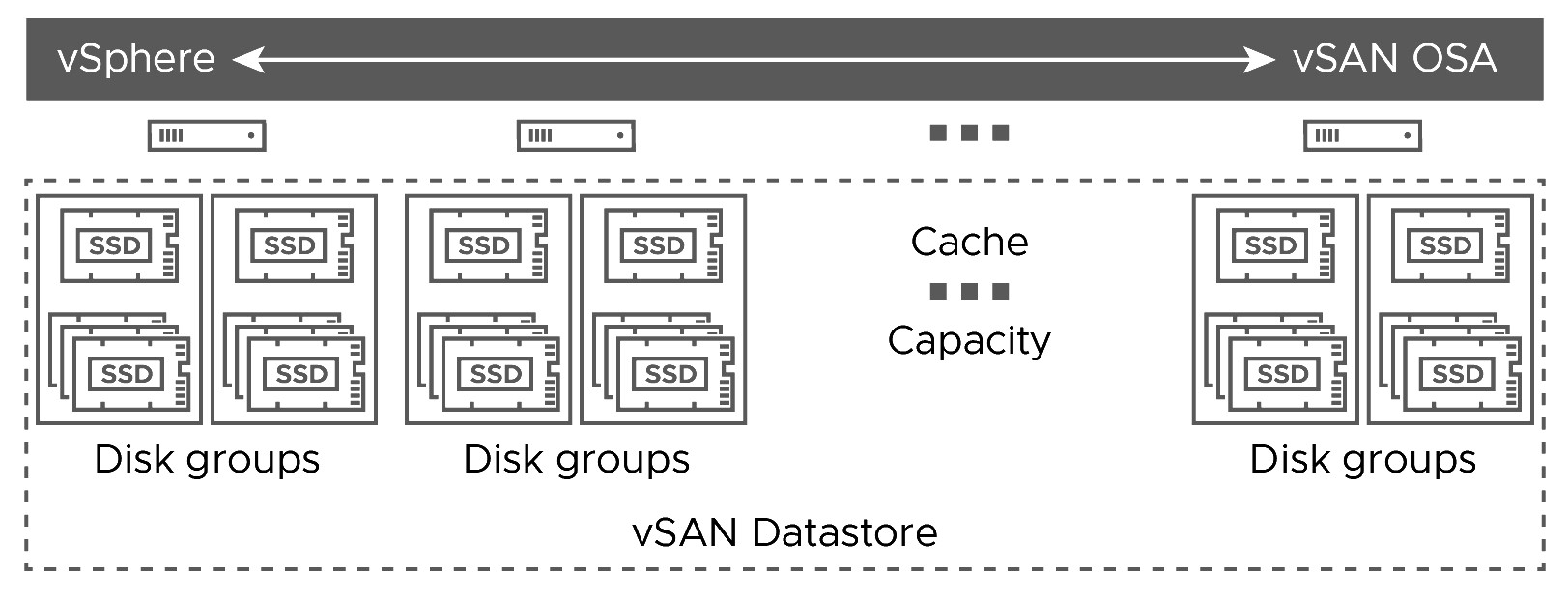 vSAN OSA の図