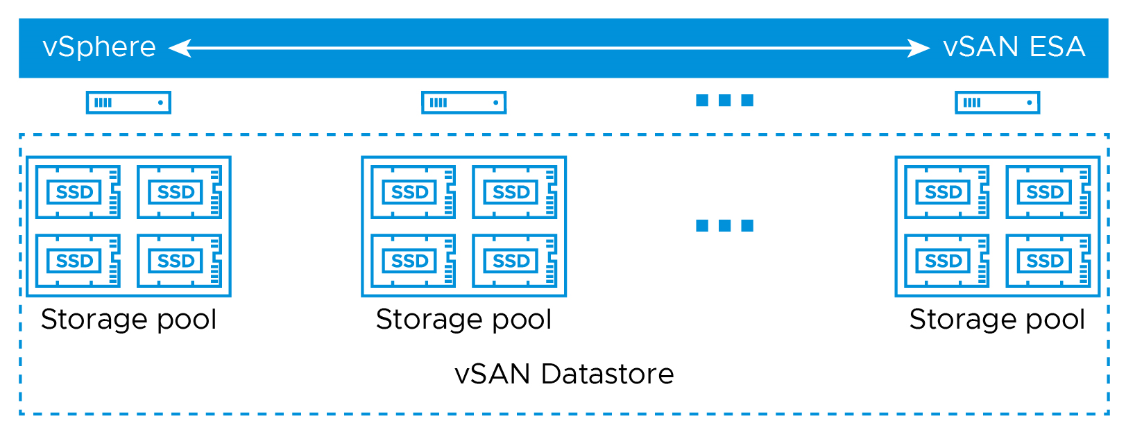 vSAN ESA の図