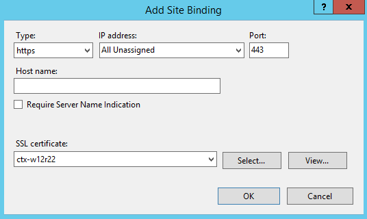 HTTPS-binding instellen
