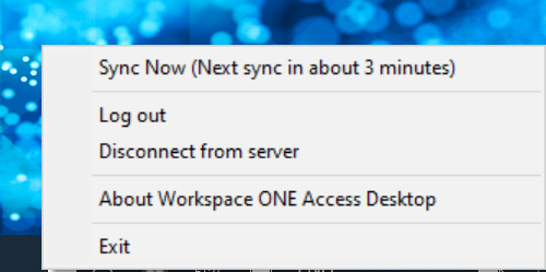 Desktopclient - Workspace ONE Access openen