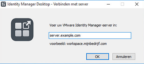 Verbinden met server